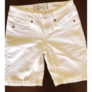 White Bermuda Shorts